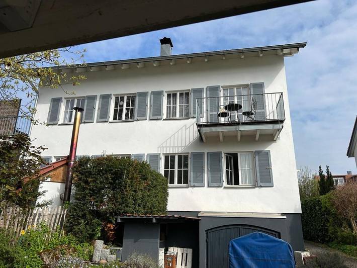 Ferienwohnung für 4 Personen, mit Balkon und Terrasse sowie Garten und Ausblick in Waiblingen