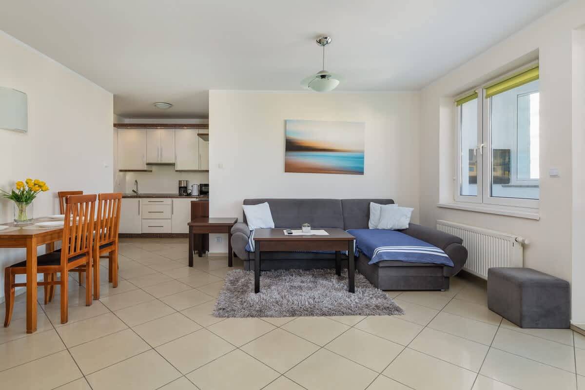 Cały apartament, Apartment with Sea View | 2 Balconies | Close to the Beach in Międzyzdroje, Międzyzdroje (Gmina)
