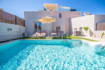 Location de vacances pour 4 personnes, avec terrasse dans Vámos