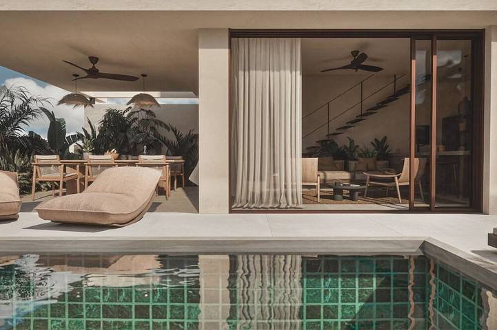 Villa pour 6 personnes, avec jardin et balcon