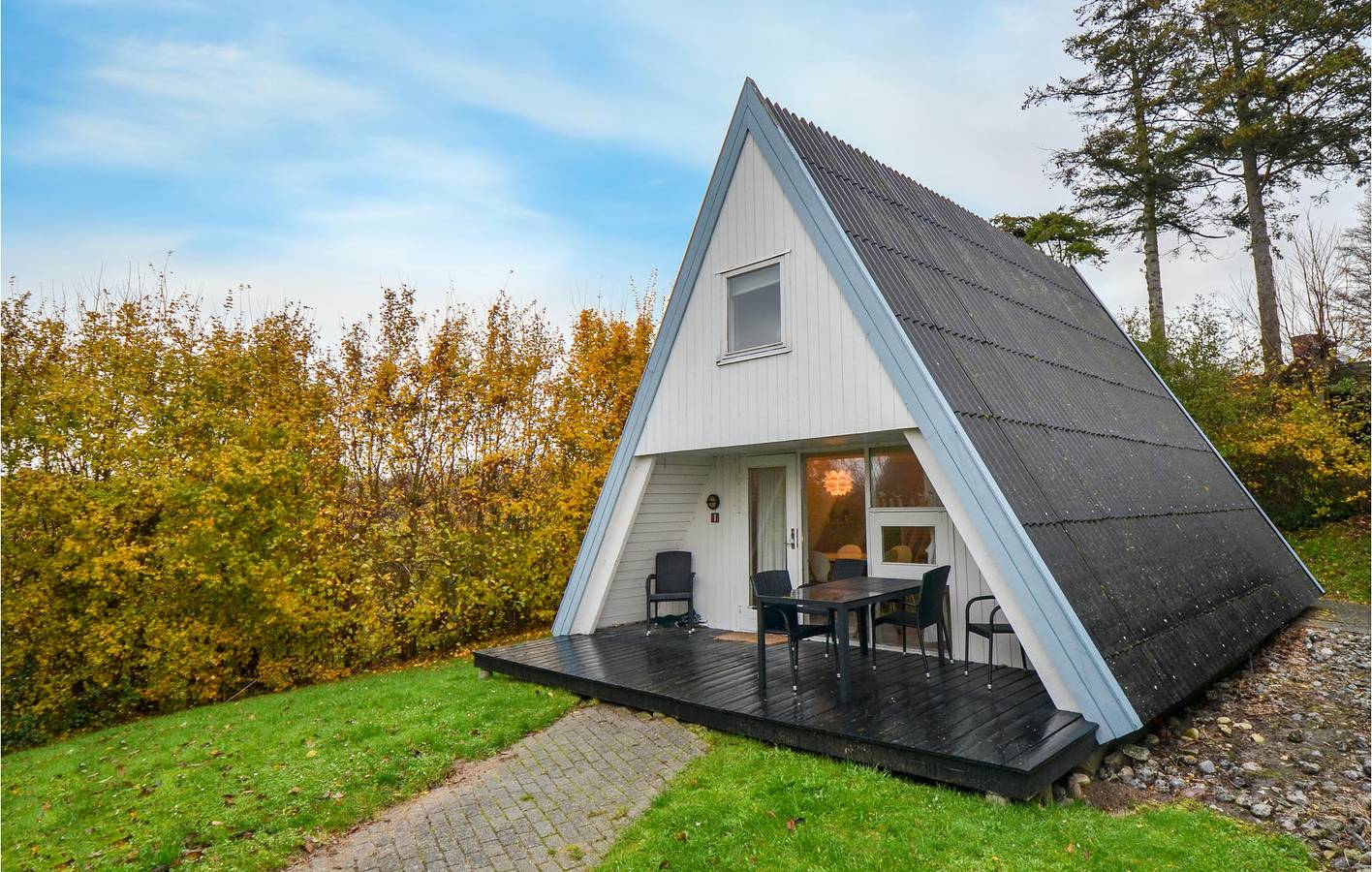 Ferienhaus für 6 Personen mit Terrasse in Knebel, Süddjursland
