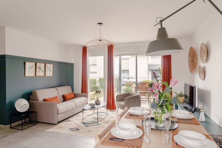 Gîte pour 4 personnes, avec Terrasse et Jardin dans Havre de Rothéneuf