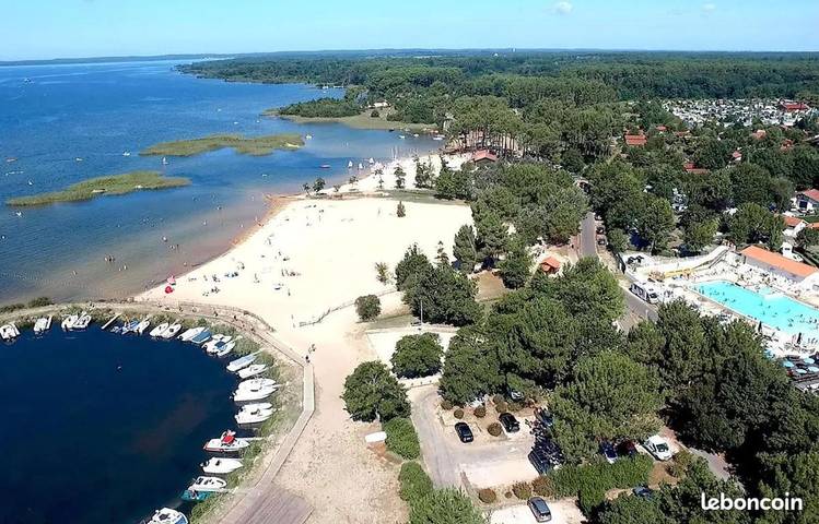 Camping pour 7 personnes, avec vue ainsi que piscine et terrasse à Parentis-en-Born - 2