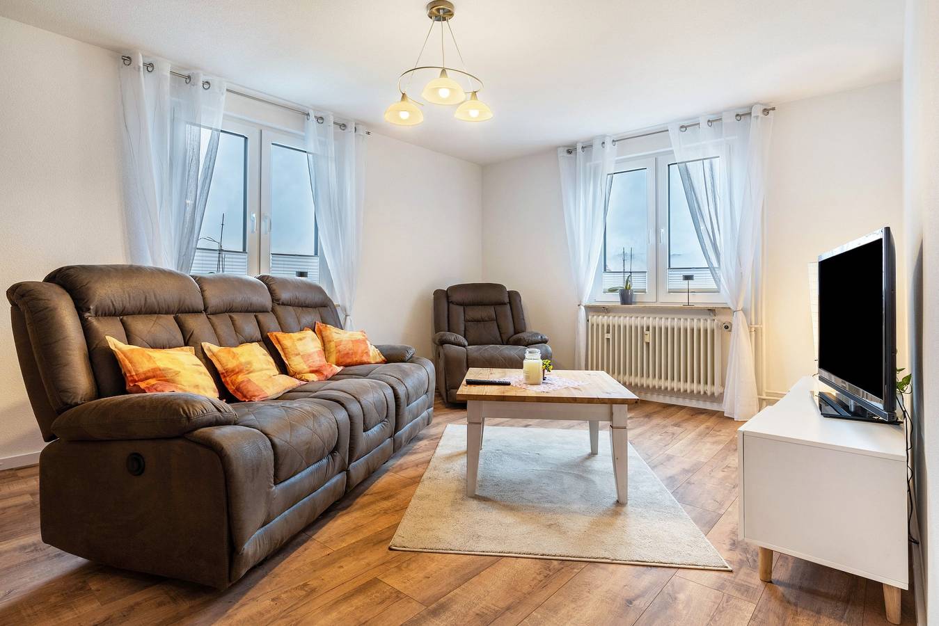 Ganze Wohnung, Ferienwohnung 'Im Grünen' mit Privatterrasse, Balkon und Wi-Fi in Oppenau, Mittlerer Schwarzwald