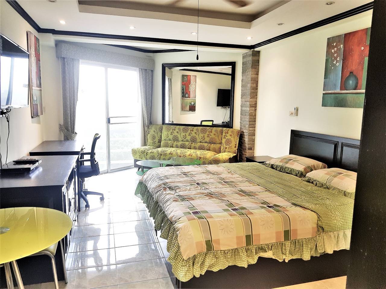 Apartamento entero, Estudio con vista al mar Jomtien beach condominio A3 in Pattaya, Provincia de Chon Buri
