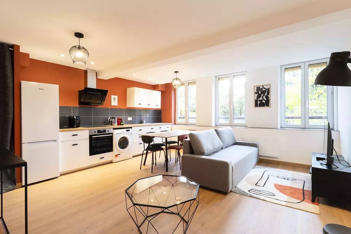 Apartamento entero, Apartamentos para 4 personas in Metz, Metz-Campagne