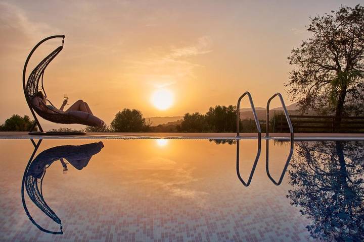 Villa pour 6 personnes, avec jardin ainsi que vue et piscine dans Skala - 3