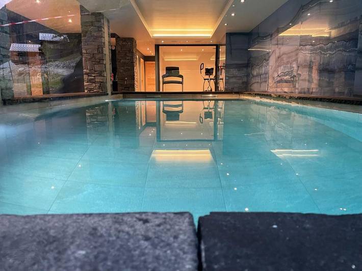 Chalet pour 4 personnes, avec vue et jardin ainsi que piscine et sauna à Peisey-Nancroix - 2