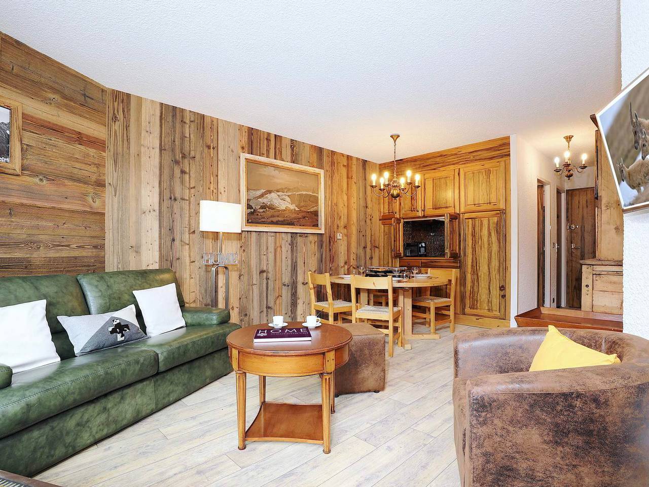 Geheel appartement, Courchevel 1850, Ski-in/Ski-out, 4 pers, 2 rooms, Parking, Wifi in Courchevel 1850, Saint-Bon-Tarentaise