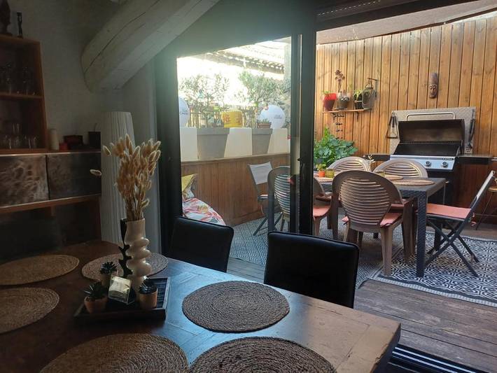 Maison d’hôte pour 2 personnes, avec vue et terrasse, animaux acceptés à Saint-Michel-d'Euzet - 4