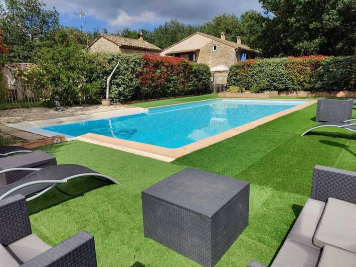 Hôtel pour 2 personnes, avec piscine ainsi que jardin et terrasse à Chantemerle-lès-Grignan - 2