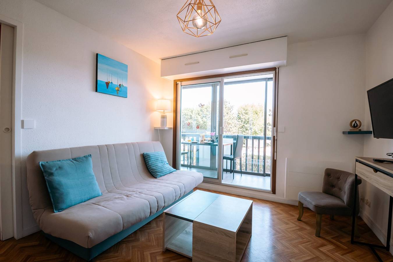 Ganze Wohnung, Apartment 'Bel Appartement Face Au Paleospace' mit Seeblick und Balkon in Villers-sur-Mer, Lisieux und Umgebung