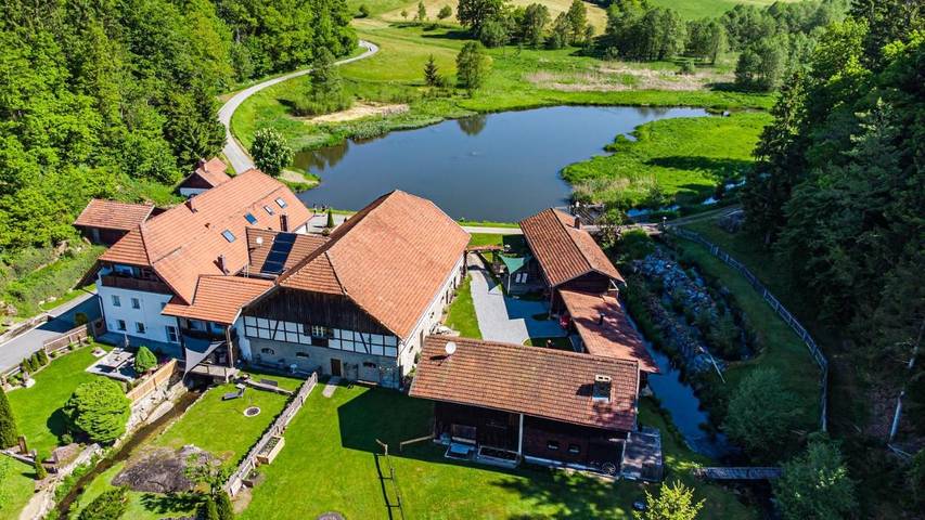 Ferienhaus für 5 Personen, mit Balkon und Terrasse sowie Garten und Ausblick in Fürstenstein