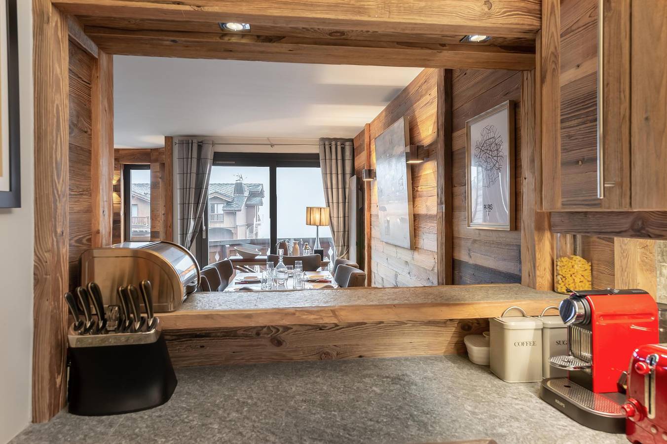 Apartamento entero, Résidence Cimes Blanches - Apartamento 4 piezas para 6 personas (102) in Courchevel 1650 (Moriond), Saint-Bon-Tarentaise