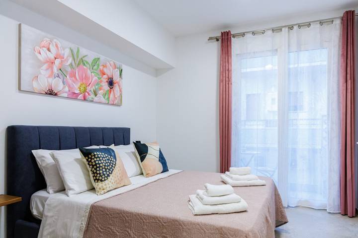 Studio pour 4 personnes, avec balcon