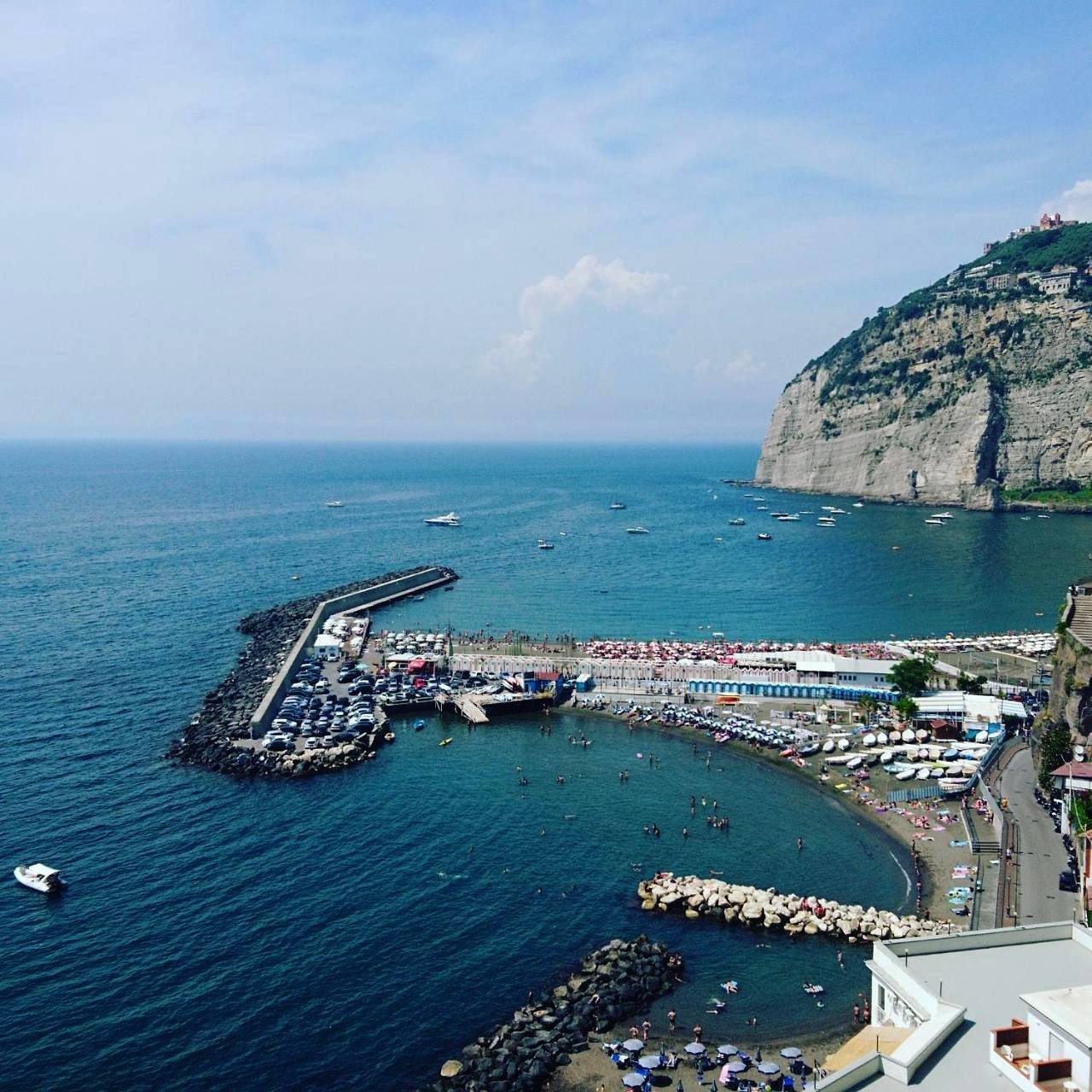 Quadruple Room with Sea View in Meta, Sorrento Coast