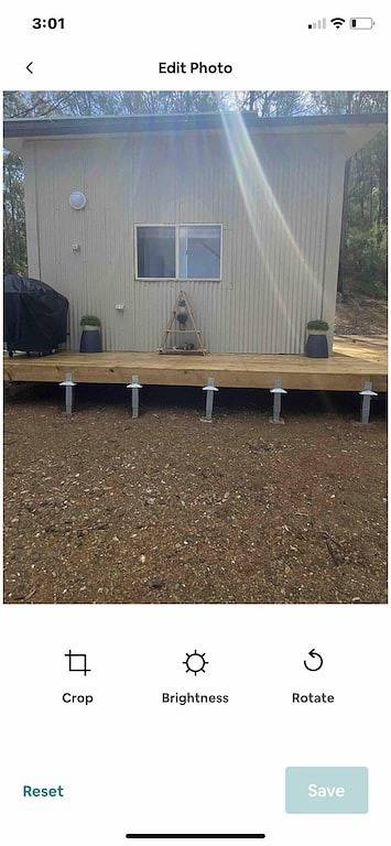 Log cabin for 2 people, with balcony in Hunter Valley