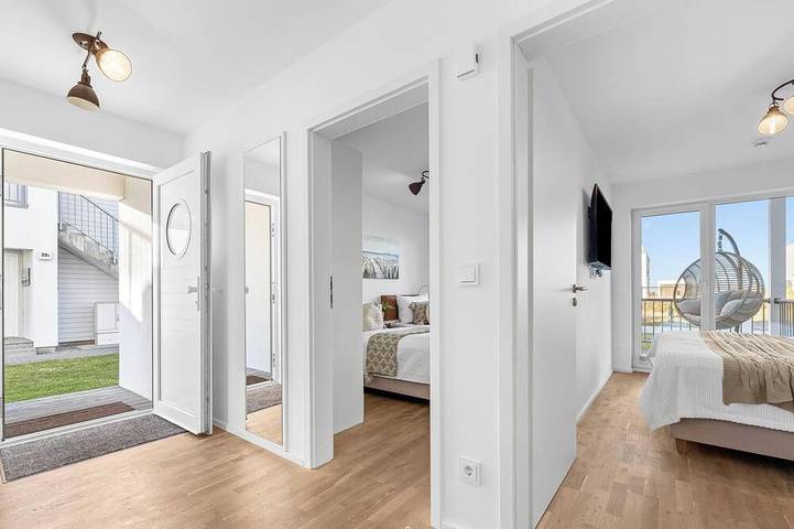 Appartement entier, DreamLounge - First row on the water, infrared cabin, whirlpool tub, terrace in Olpenitz, Kappeln