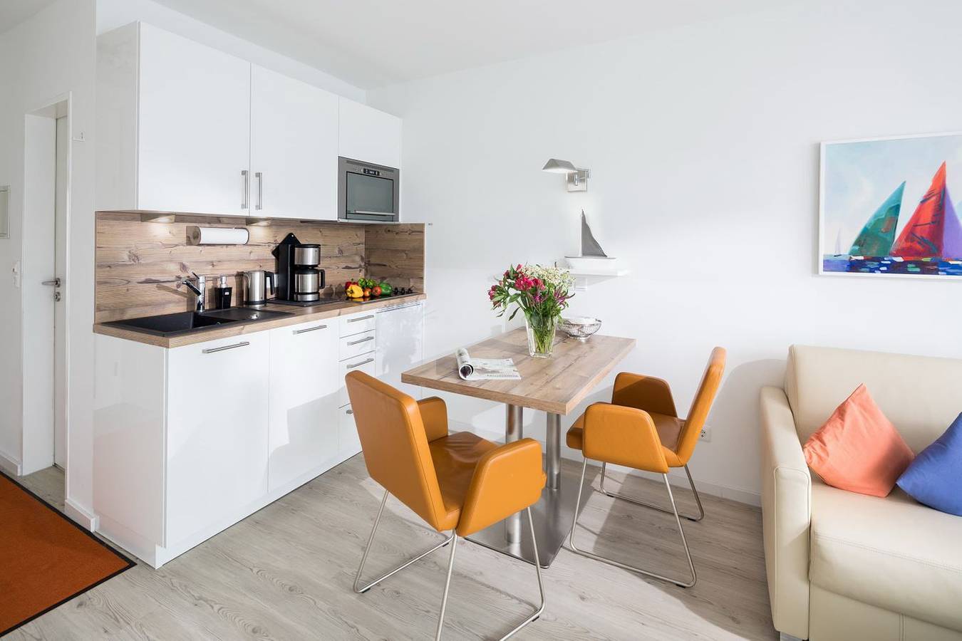 Ganze Wohnung, Lichtdurchflutete Ferienwohnung mit Südbalkon – Ideal für 2–3 Personen in Norderney