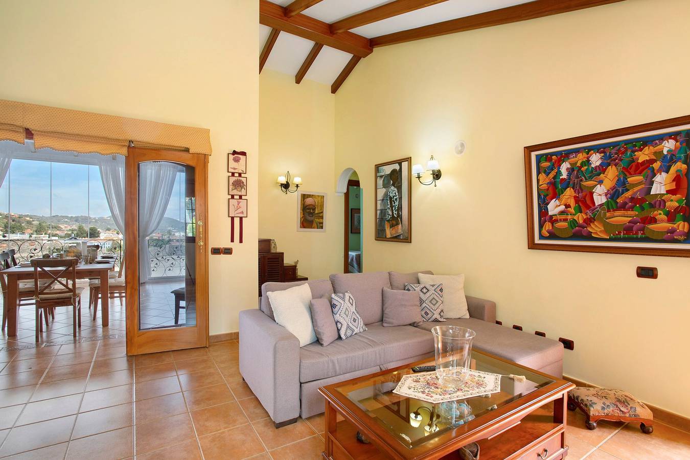 Vacation Home "Casa Lucas" with Mountain View, Pool, Wi-Fi, Garden & Terrace in Vega de San Mateo, North Gran Canaria
