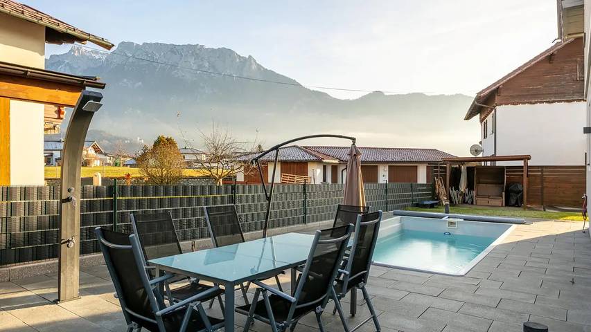 Ferienhaus für 10 Personen, mit Pool und Sauna sowie Garten, mit Haustier in Ebbs