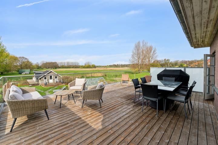 Bungalow für 6 Personen, mit Ausblick und Seeblick sowie Garten, mit Haustier
