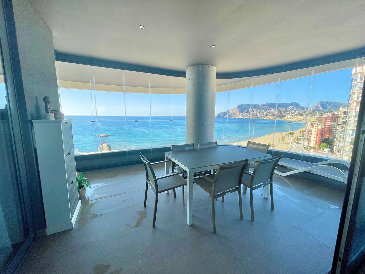 Hel lägenhet, Lägenhet för 6 Personer med havsutsikt in Calpe Old Town, Calpe
