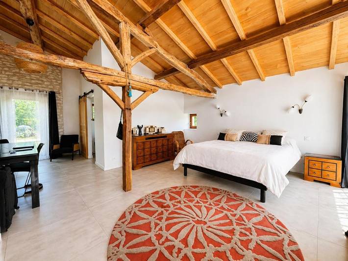Location de vacances pour 9 personnes, avec vue ainsi que terrasse et jardin à Montdoumerc - 4