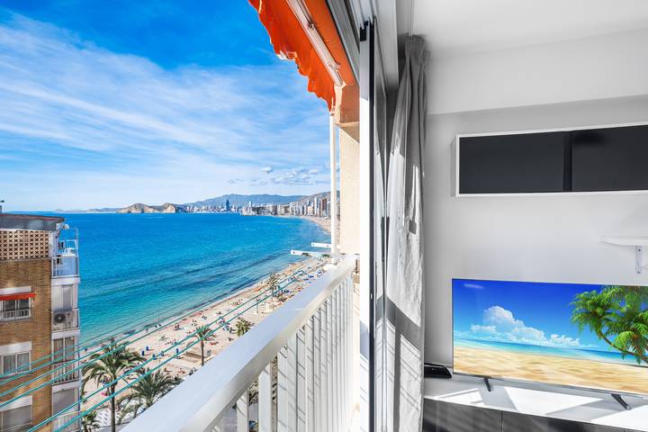 Ferienwohnung für 4 Personen, mit Garten, kinderfreundlich in Benidorm