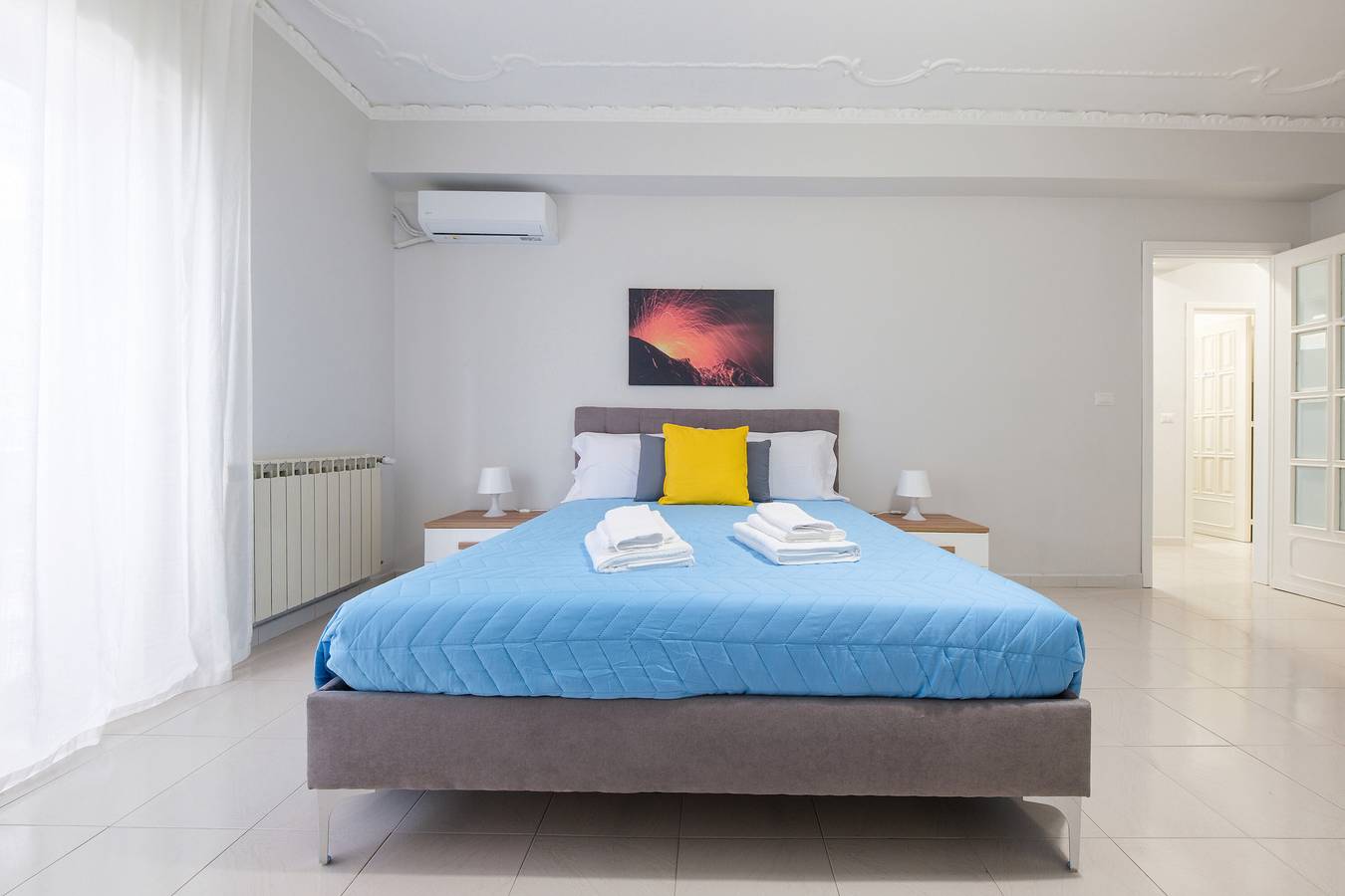 Zimmer 'Salina' mit Meerblick, Wlan und Klimaanlage in Pace del Mela, Messina Provinz