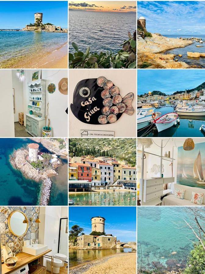 Ferienwohnung für 2 Personen, mit Balkon auf Isola del Giglio