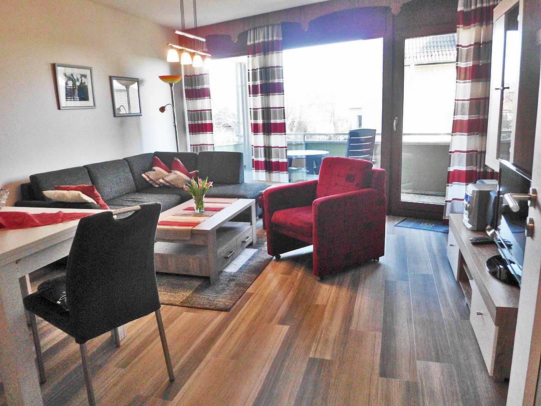 Ganze Ferienwohnung, Strandresidenz Rosengarten - 2-Raum-Fewo 043/105 in Hafen Büsum, Hauptstrand Büsum