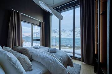 Blockhütte für 8 Personen in Flakstad, Lofoten, Bild 1