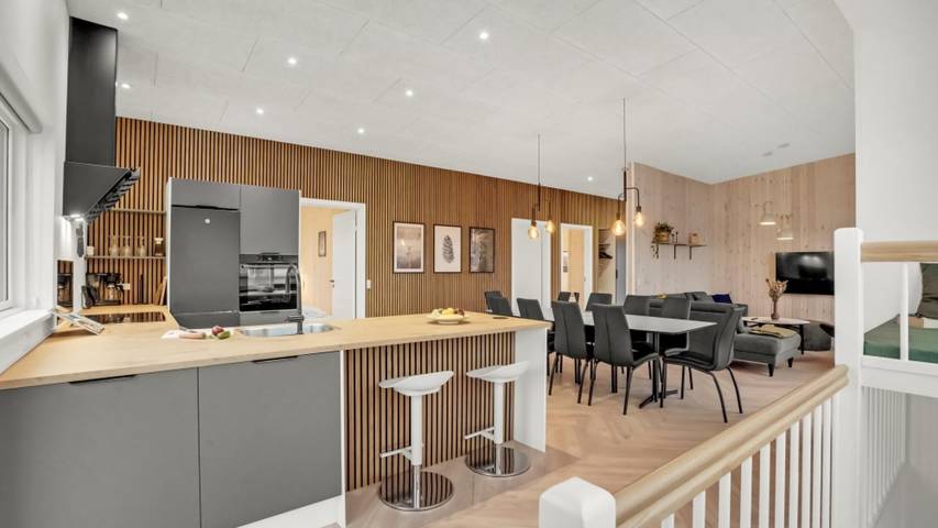 Ferienhaus für 12 Personen, mit Terrasse und Garten sowie Sauna in Hostrup Strand
