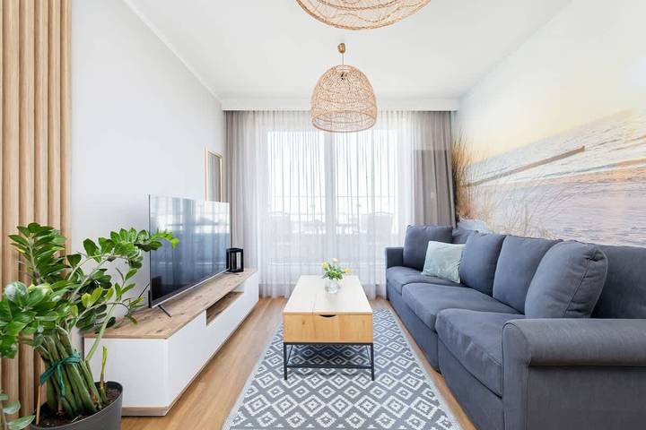 Apartament wakacyjny dla 6 osób, z balkon/ taras, Dla rodziny w Kołobrzeg