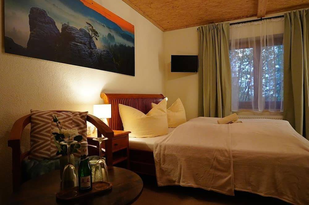 Doppelzimmer Gamrig - Ohne Frühstück - - Pension Zum historischen Kalkwerk in Bahretal, Elbsandsteingebirge