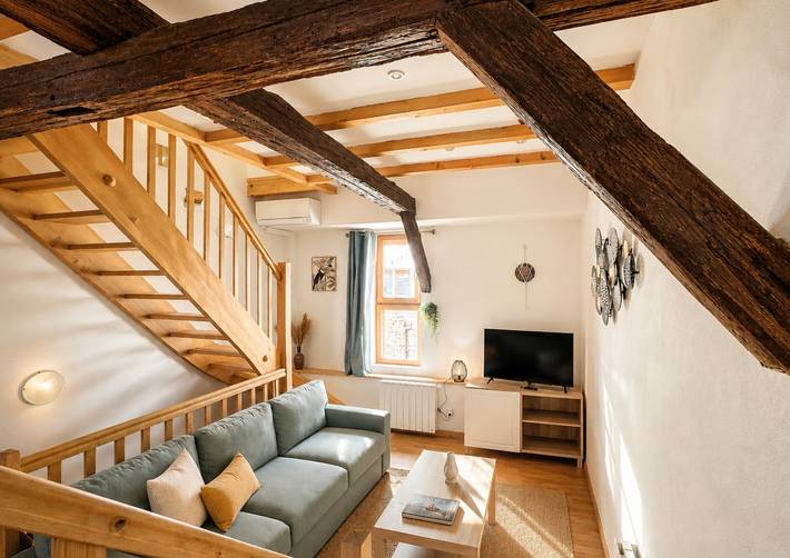 Appartement entier, Appartement « L'atypique d'Eguisheim » avec Wi-Fi et climatisation in Eguisheim, Parc naturel régional des Ballons des Vosges
