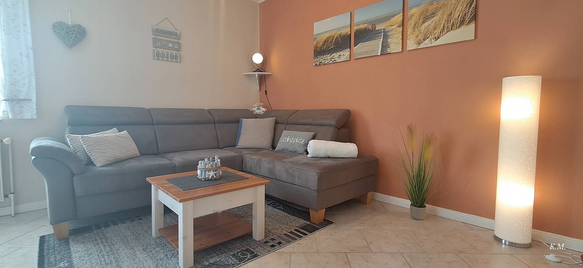 Ganze Wohnung, Ferienwohnung Michelsen" mit privater Terrasse, privatem Garten und Wlan in Nordstrand (Gemeinde), Nordstrand