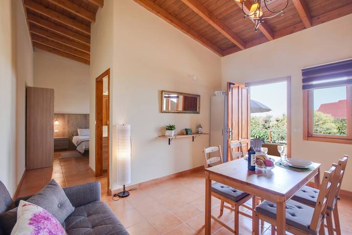Ferienwohnung "Casa Quemahierro 2" mit Teideblick, Pool und Garten in La Mancha (Icod de los Vinos), Icod de los Vinos
