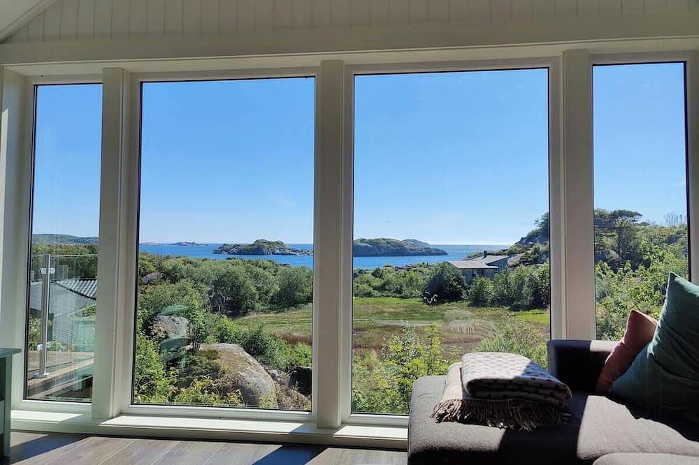 Privates Häuschen mit Steg und Meerblick in Hille (Norwegen), Mandal