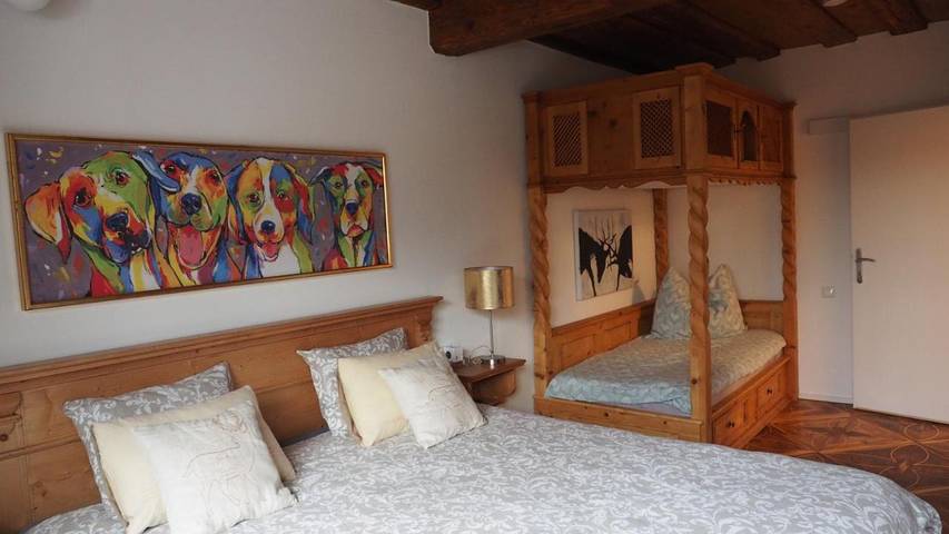 Ferienwohnung für 6 Personen, mit Balkon und Terrasse sowie Ausblick in Ferlach