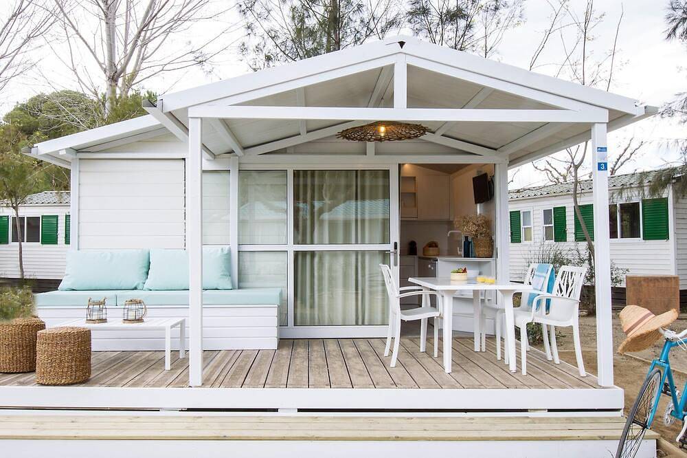 Chalet in Spanien mit Veranda in Platja de Tamarit (Tarragona), Tarragona