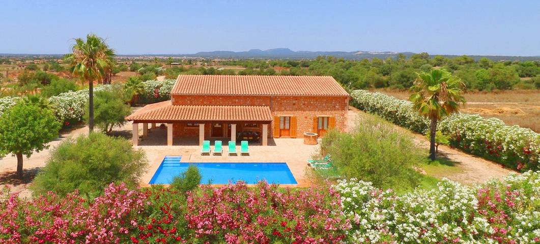Casa de vacaciones para 8 personas, con Jardín en Migjorn