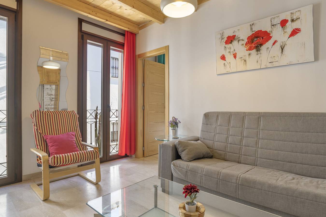 Ferienhaus 'Corralitos Suite' mit Bergblick, Wlan und Klimaanlage in Algodonales, Pueblos Blancos