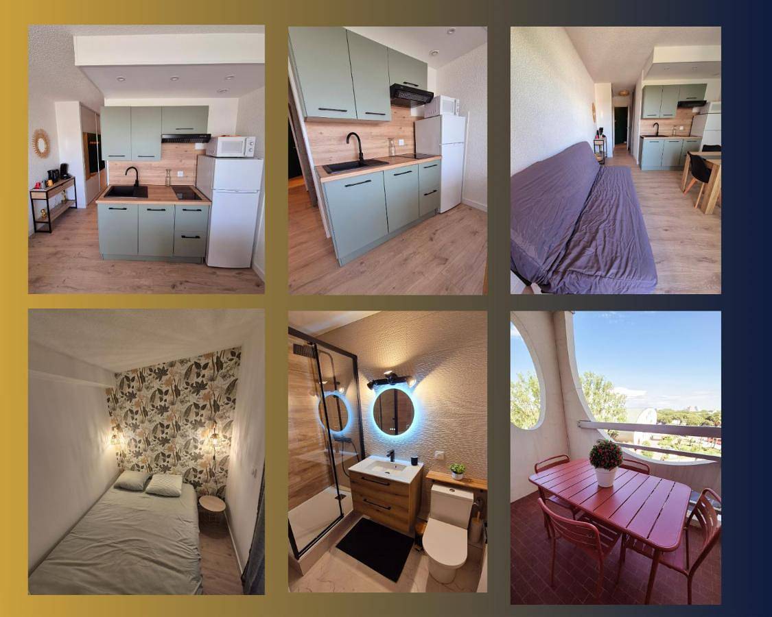 Appartement entier, Le Fidji Cosy - Parking - Centre ville in La Grande-Motte, Côte d'Améthyste