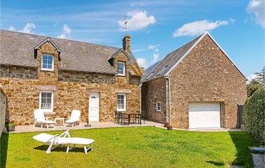 Gîte pour 4 personnes, avec terrasse et jardin à Créances