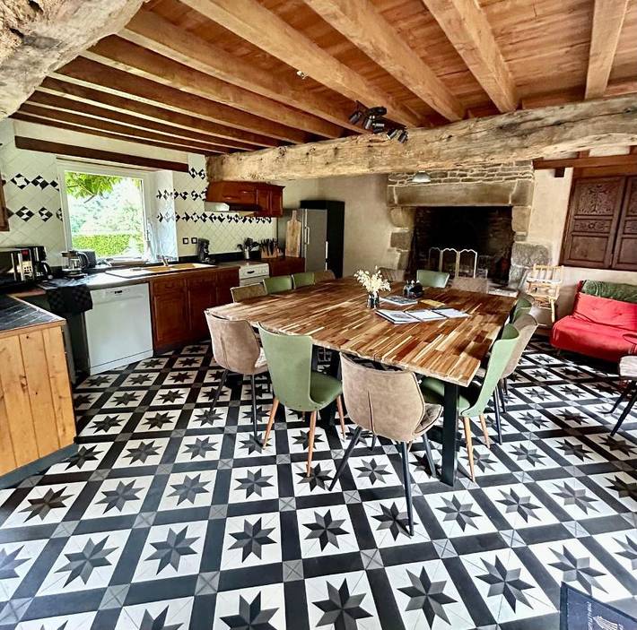 Location de vacances pour 28 personnes, avec jardin ainsi que jacuzzi et terrasse, animaux acceptés à Hambye - 4