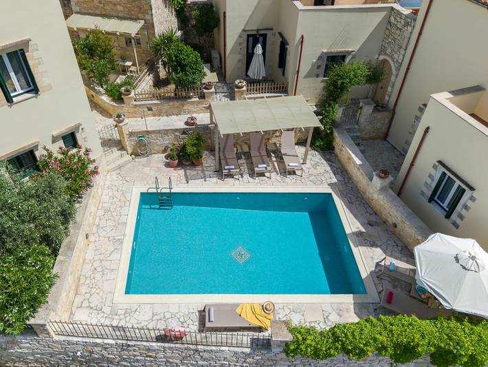 Casa de vacaciones para 5 personas, con jardín en Creta