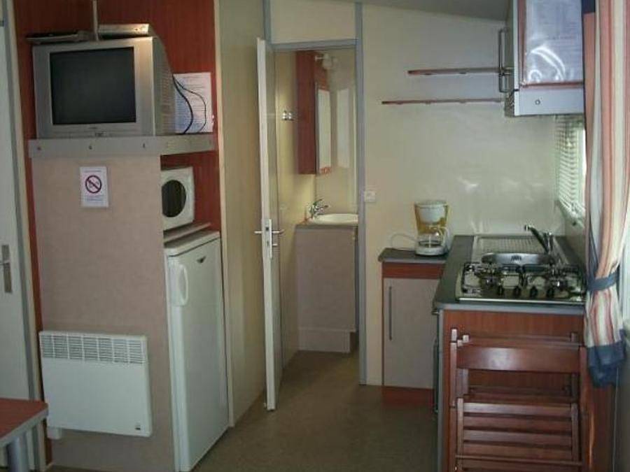 Camping Vert Gapeau - Mobilhome 5 personas - Mobil Laurier sin aire acondicionado 2 habitaciones (29m²) in Hyeres, Region de Toulon