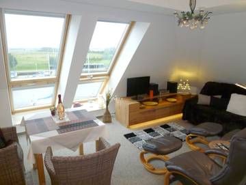 Ferienwohnung für 3 Personen, mit Ausblick und Seeblick sowie Balkon, kinderfreundlich auf Usedom